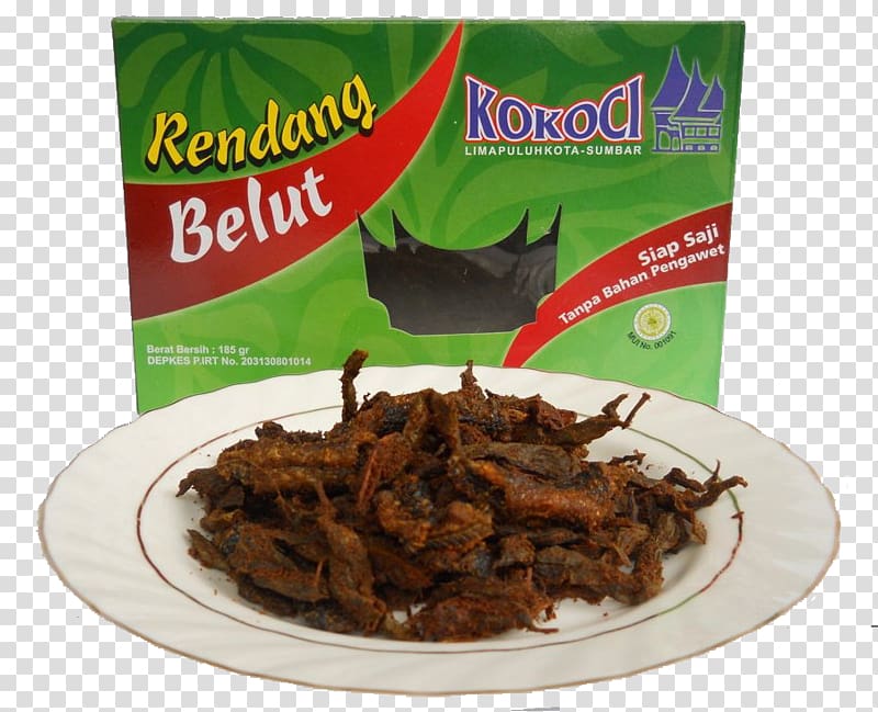 Romeritos Rendang KOKOCI Meat Eel as food, meat transparent background PNG clipart