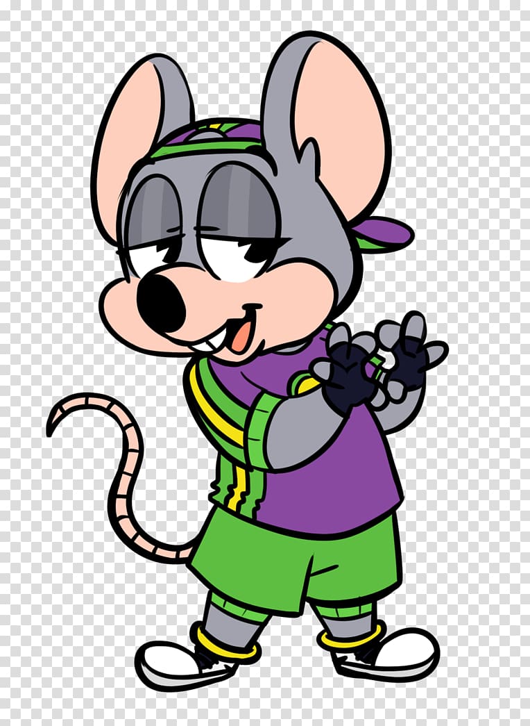 Chuck E. Cheese\'s Mouse Mascot, cheese transparent background PNG clipart