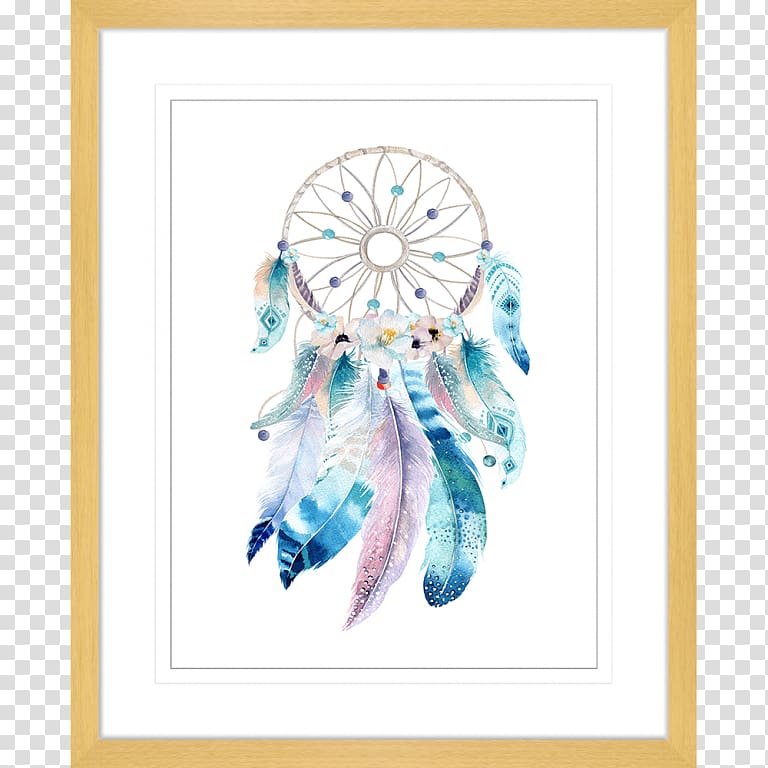 Dreamcatcher Watercolor painting Drawing, dreamcatcher transparent background PNG clipart