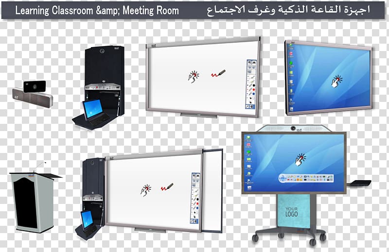 Computer Monitor Accessory Computer Monitors Display device Multimedia Touchscreen, classroom with board transparent background PNG clipart
