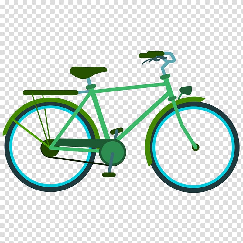 Fixed-gear bicycle Single-speed bicycle Flip-flop hub Dolan Bikes, cartoon bike transparent background PNG clipart