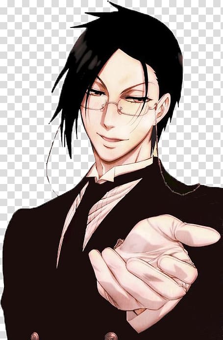 Sebastian Michaelis Ciel Phantomhive Black Butler Manga, sebastian michaelis transparent background PNG clipart