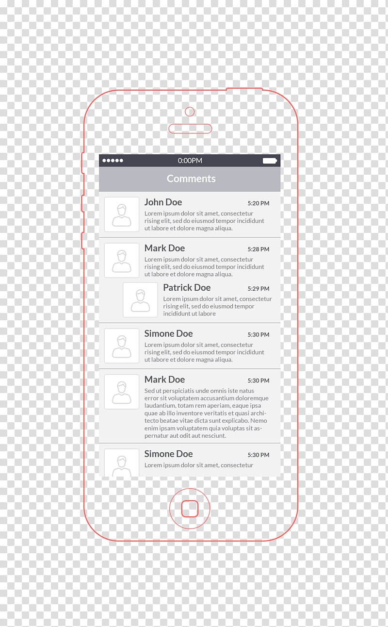Brand Text messaging Document Font, Phone information template ui transparent background PNG clipart