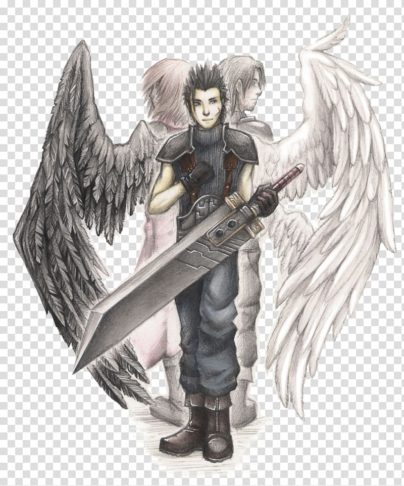 Crisis Core: Final Fantasy VII Sephiroth Cloud Strife Aerith Gainsborough, Soldier transparent background PNG clipart