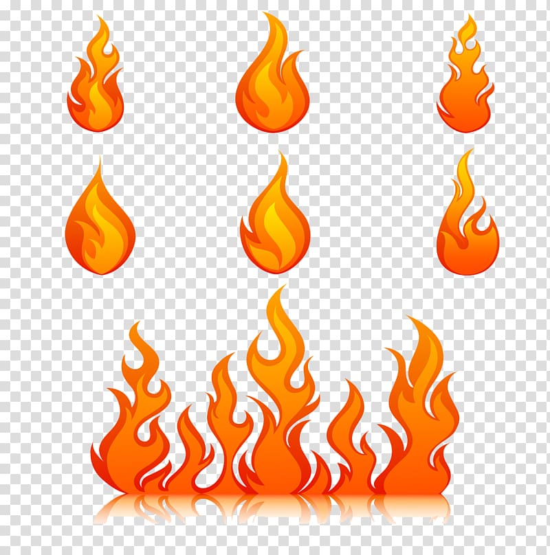 Flame Fire , Creative pull small flame design Free transparent background PNG clipart