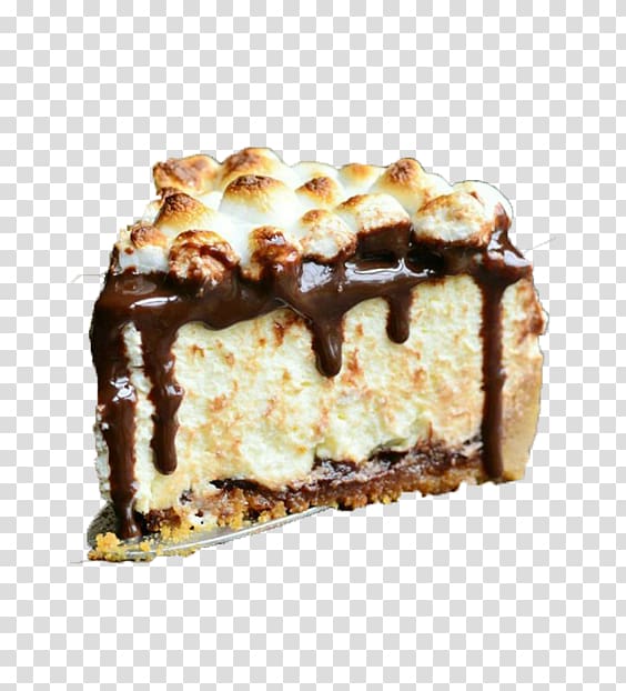 Cheesecake S\'more Fudge Cream Recipe, Cocoa Chocolate Cake transparent background PNG clipart