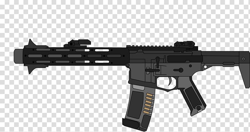 AAC Honey Badger PDW Airsoft Guns M4 carbine, others transparent background PNG clipart
