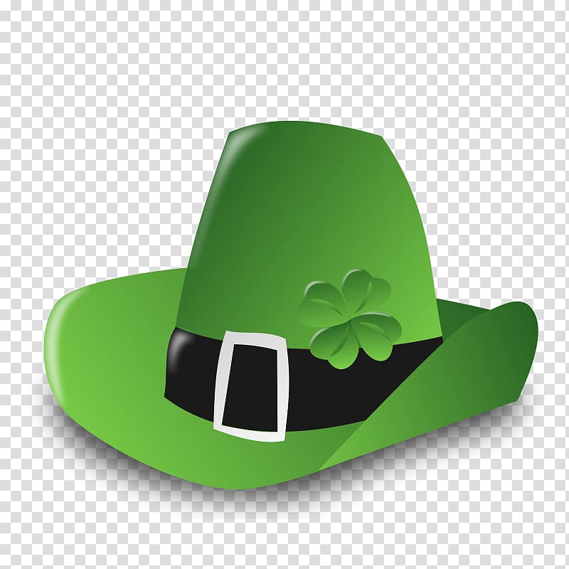 Ireland Saint Patricks Day March 17 , Green Hat transparent background PNG clipart