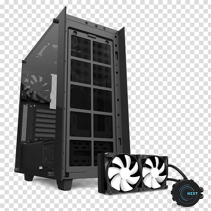 Computer Cases & Housings Power supply unit Nzxt ATX Personal computer, kl tower transparent background PNG clipart