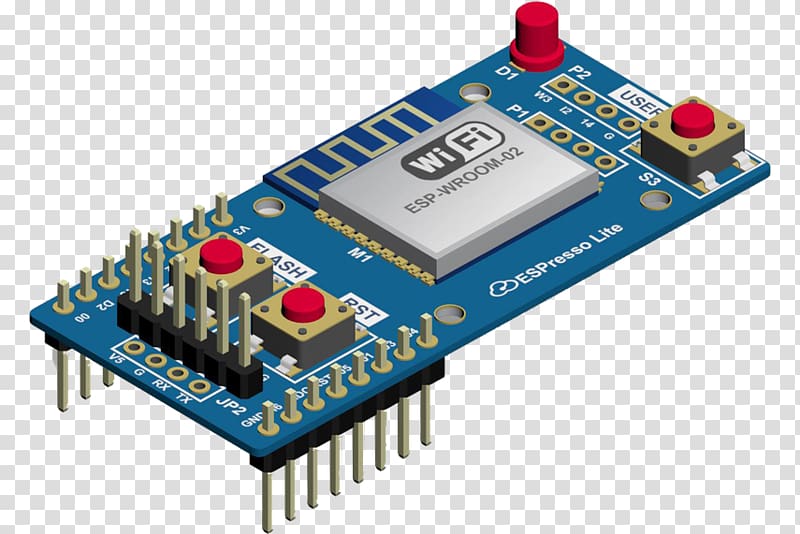 Microcontroller ESP8266 Arduino NodeMCU ESP32, hanging board transparent background PNG clipart