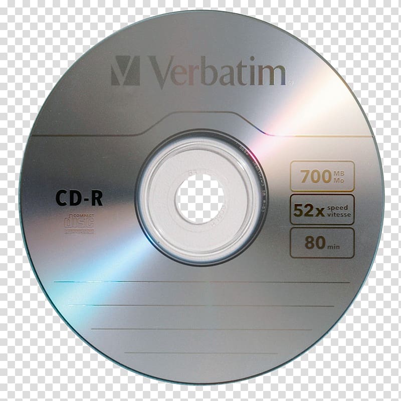 CD-R Verbatim Corporation DVD recordable Compact disc, dvd transparent background PNG clipart