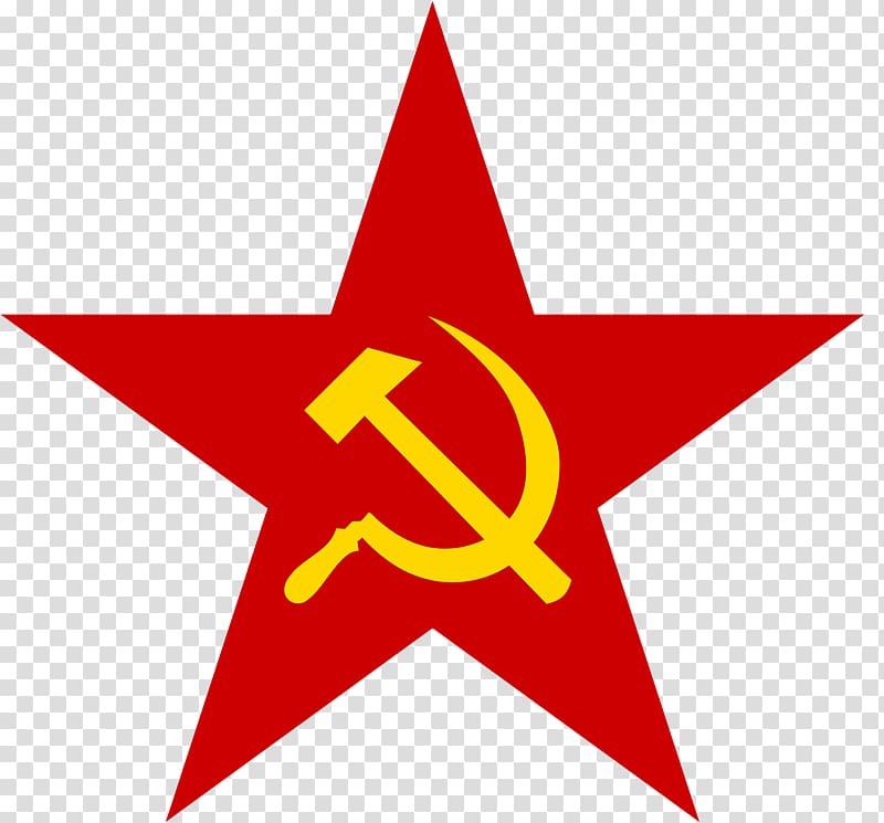 Soviet Union Red star Communism Hammer and sickle Communist symbolism, uni transparent background PNG clipart