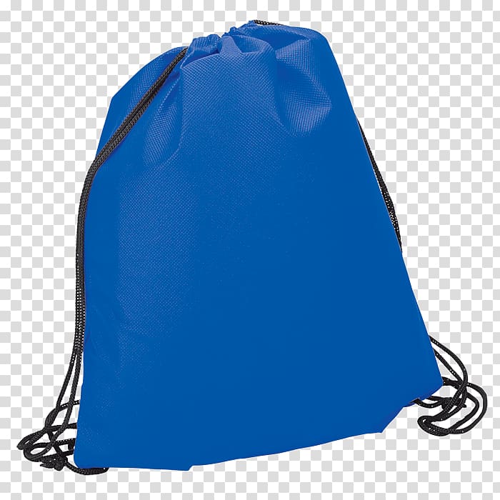 Drawstring Tote bag Blue Backpack, bag transparent background PNG clipart