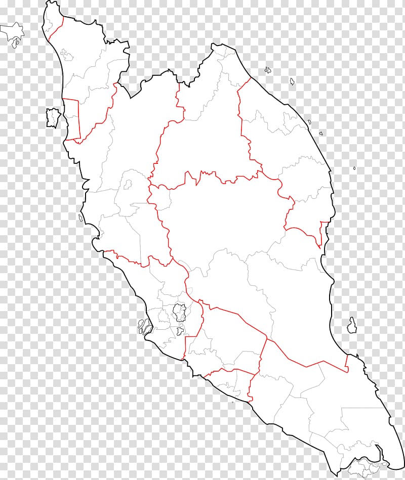 Blank map Peninsular Malaysia , perak transparent background PNG clipart