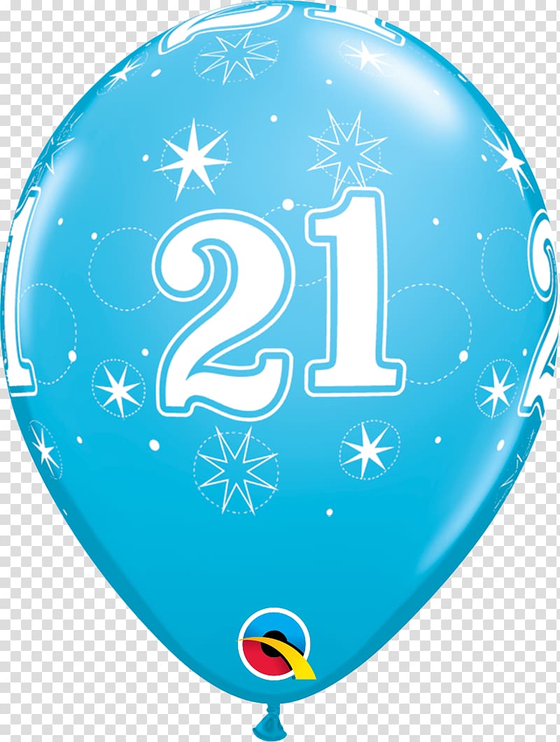 Balloon Birthday Blue Party Latex, balloon transparent background PNG clipart
