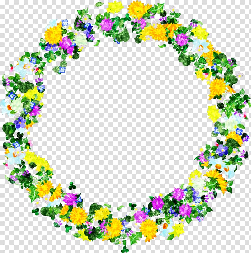 Wreath Flower Drawing, little flower transparent background PNG clipart