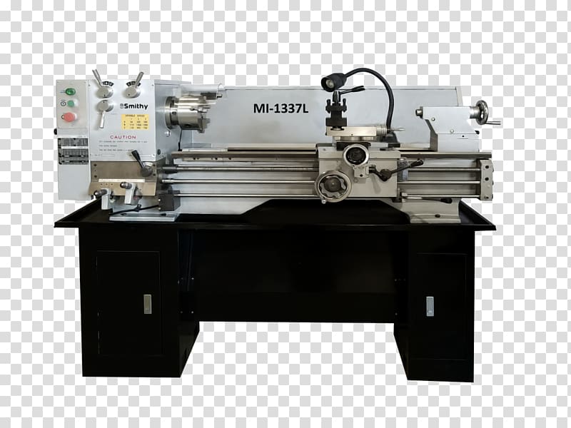 Grizzly G0602 Bench Top Metal Lathe 10 x 22Inch Tool, metal lathe transparent background PNG clipart