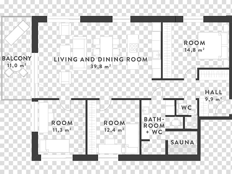 Floor plan Apartment Blueprint Interior Design Services, apartment transparent background PNG clipart