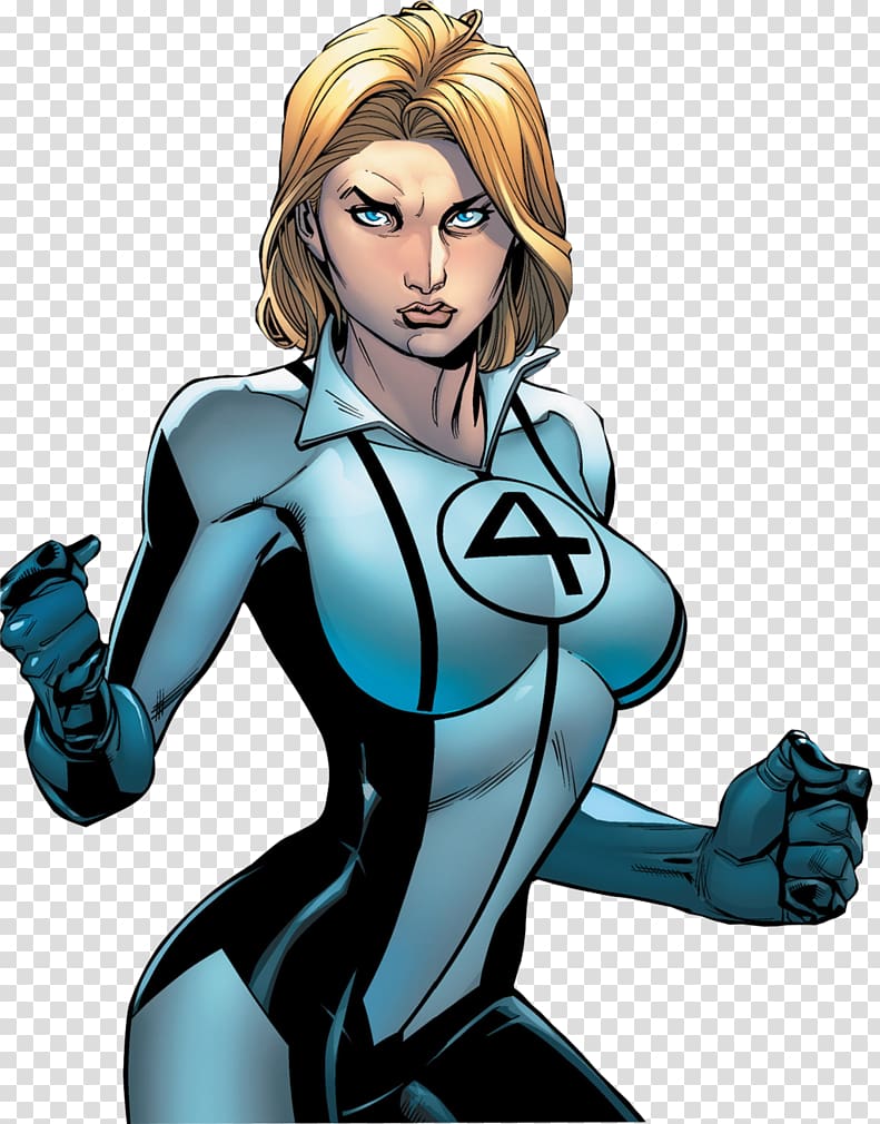 Invisible Woman Fantastic Four Jack Kirby Marvel Comics Female, invisible woman transparent background PNG clipart
