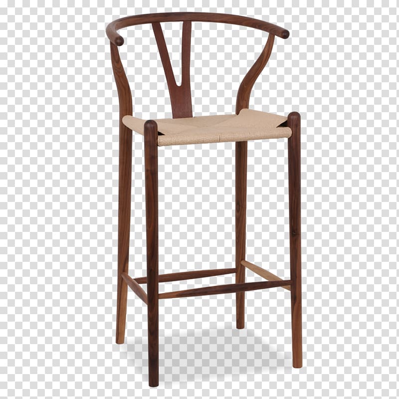 Wegner Wishbone Chair Table Eames Lounge Chair Bar stool, table transparent background PNG clipart