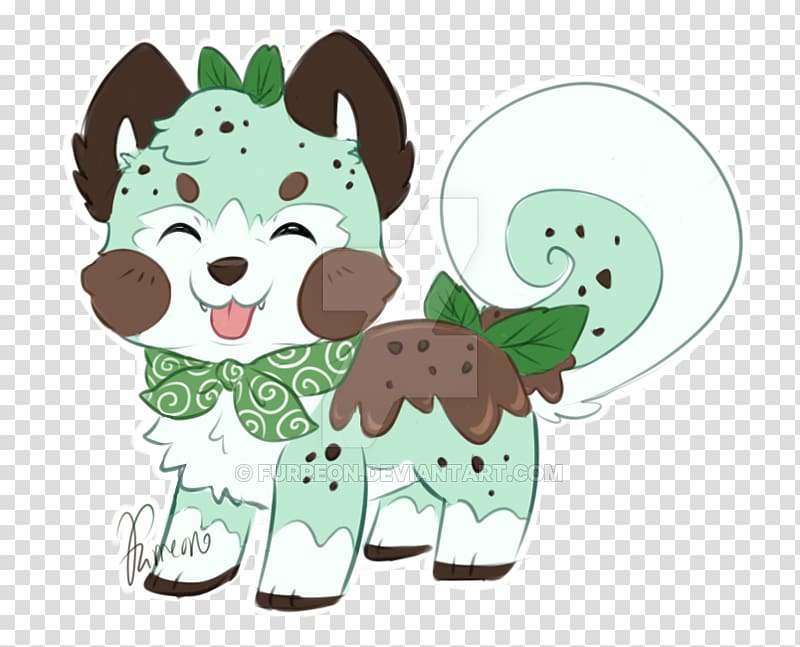 Canidae Illustration Dog Product, mint chocolate chip ice cream transparent background PNG clipart