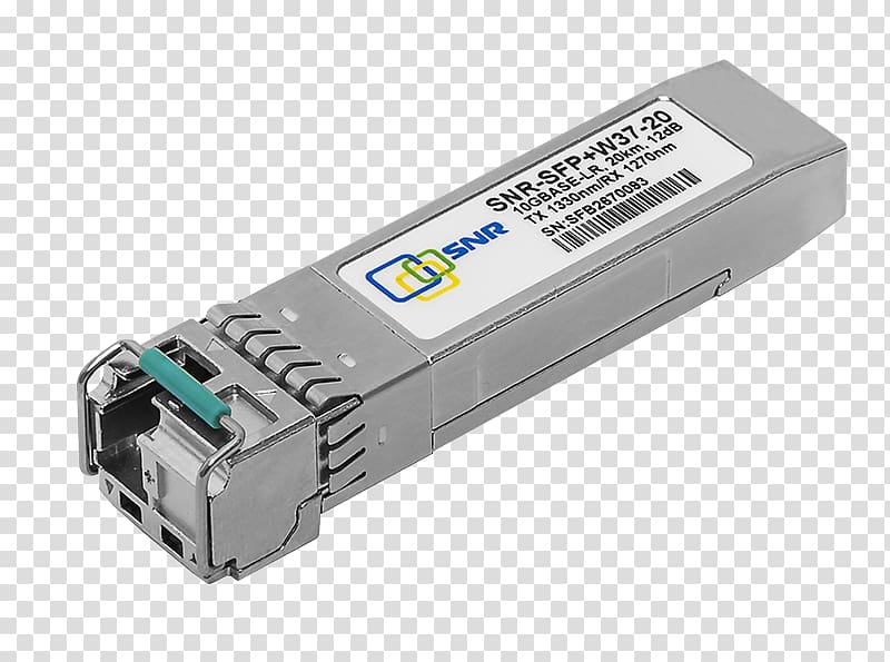Small form-factor pluggable transceiver 10 Gigabit Ethernet Single-mode optical fiber Gigabit interface converter, Sfp transparent background PNG clipart