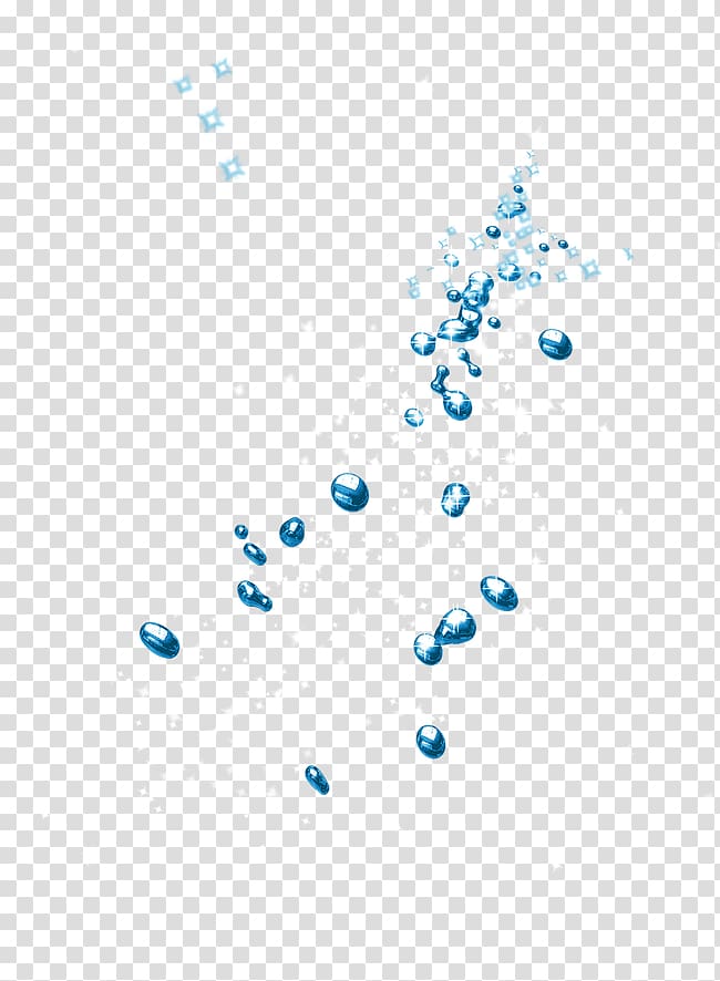 Drop, Blue halo transparent background PNG clipart