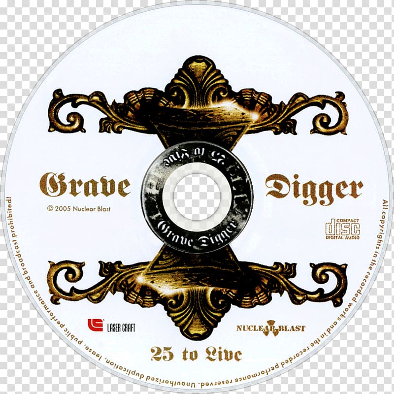 Grave Digger Yesterday Heavy Metal Breakdown Music Compact disc, others transparent background PNG clipart
