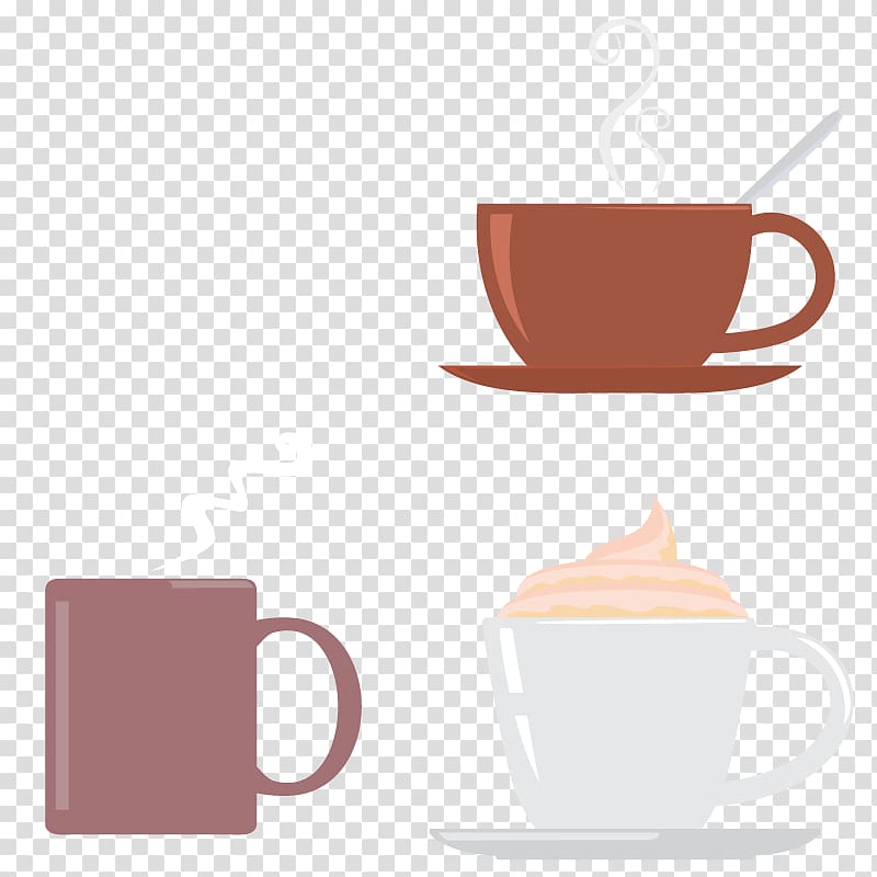 Coffee cup Tea Cream, coffee cup transparent background PNG clipart