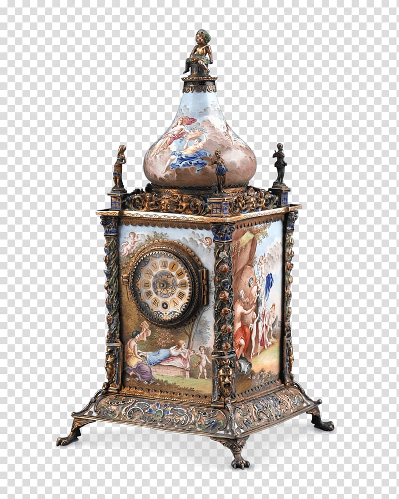 Mantel clock Floor & Grandfather Clocks Fireplace mantel Movement, clock transparent background PNG clipart