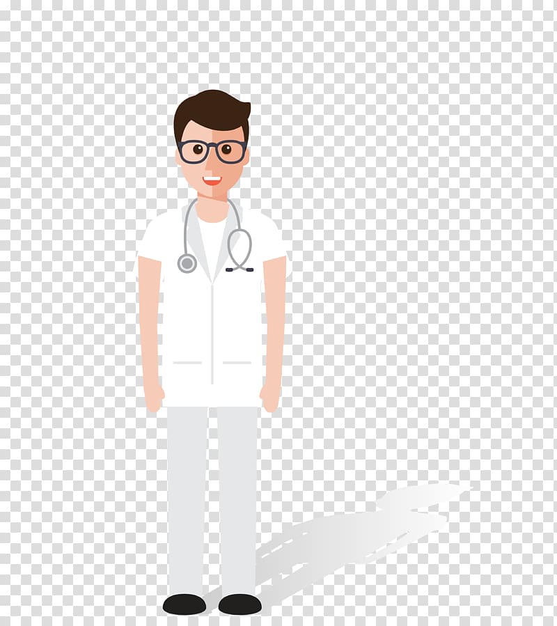 Cute doctor Cartoon Physician, cartoon male doctor material transparent background PNG clipart