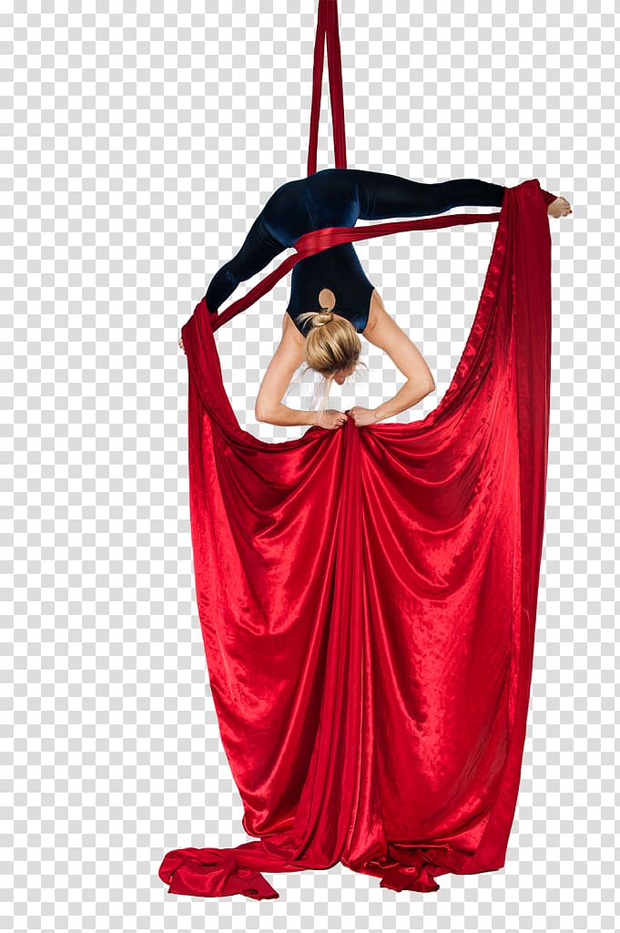 Aerial silk Gymnastics Circus Dance Acrobatics, gymnastics transparent background PNG clipart