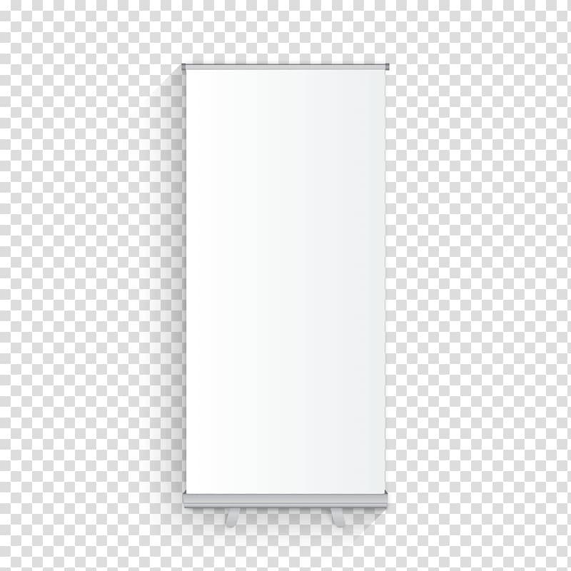 Rectangle, roll up banner transparent background PNG clipart