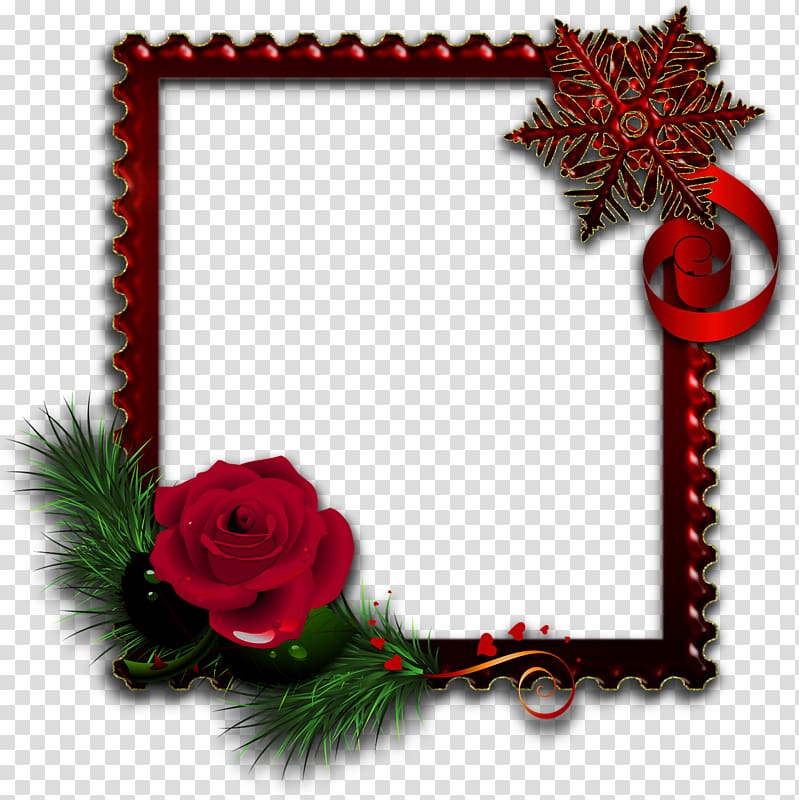 Frames Light Rose, rose frame transparent background PNG clipart