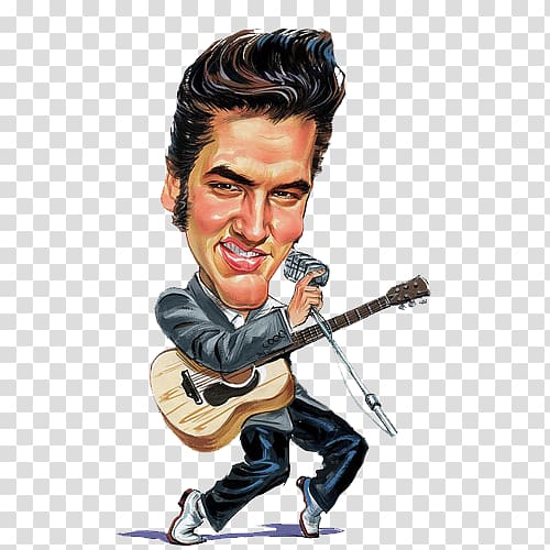 Elvis Presley T-shirt Poster Cartoon , Elvis transparent background PNG clipart