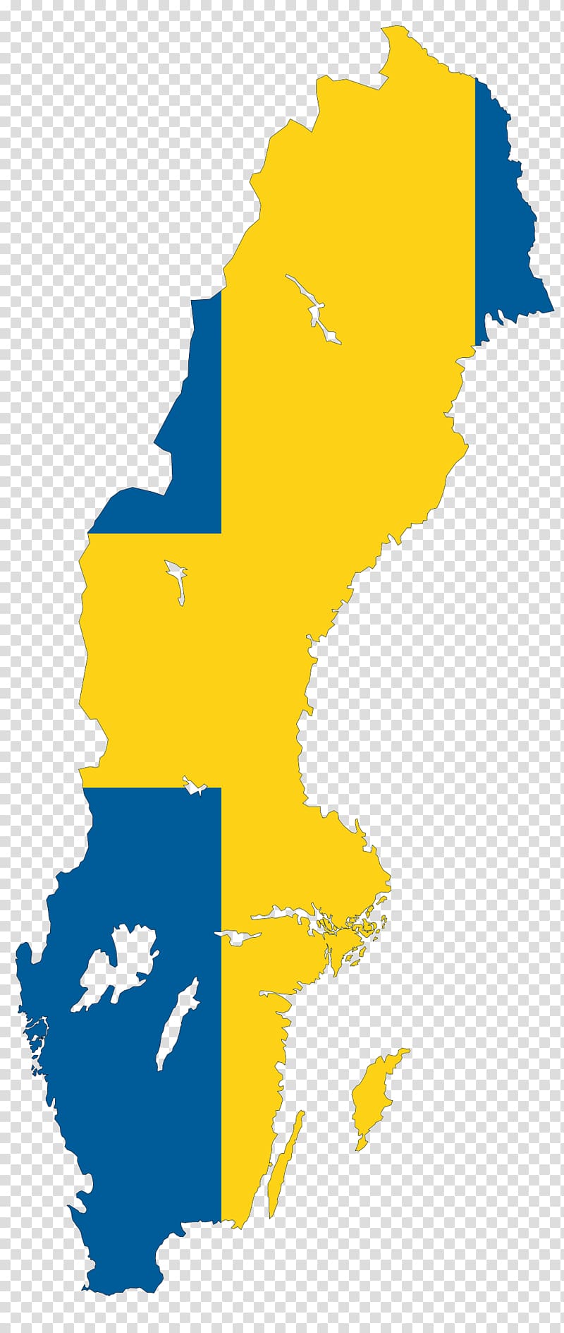 Flag of Sweden Blank map, country transparent background PNG clipart