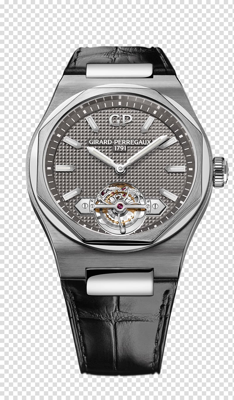 Girard-Perregaux Chronograph Chronometer watch Tourbillon, watch transparent background PNG clipart