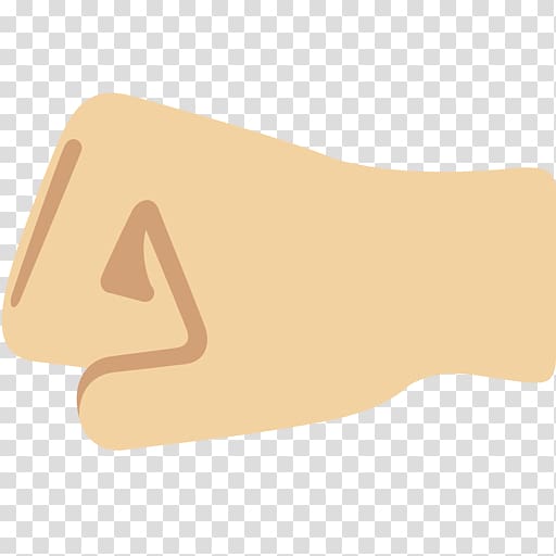 Emoji domain Fist Human skin color Light skin, Emoji transparent background PNG clipart