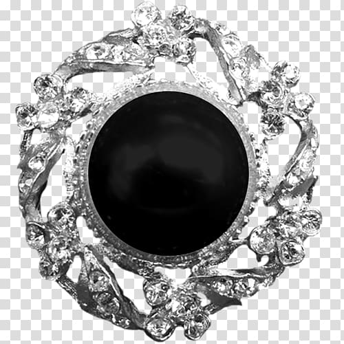 Body Jewellery Brooch Onyx Diamond, Jewellery transparent background PNG clipart