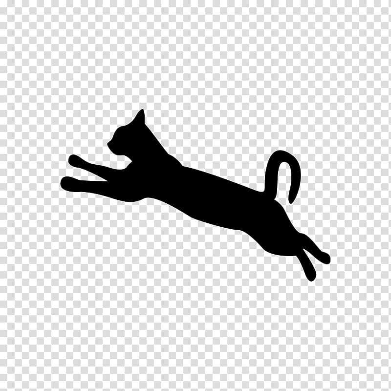 Cat Dog Silhouette , Cat transparent background PNG clipart