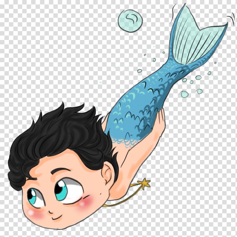 merman illustration, Mermaid Merman Cartoon , Baby swim,Children swim transparent background PNG clipart