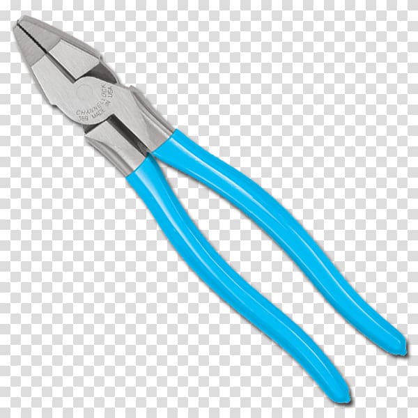 Lineman\'s pliers Channellock Needle-nose pliers Diagonal pliers, Pliers transparent background PNG clipart
