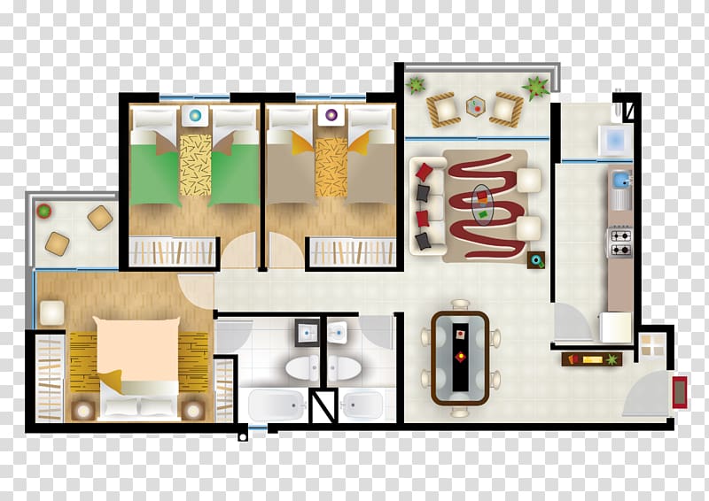Floor plan Apartment Bedroom House Furniture, closet transparent background PNG clipart