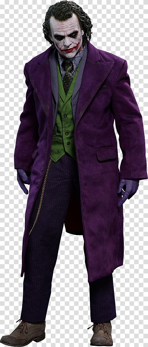 Joker The Dark Knight Batman Heath Ledger Action & Toy Figures, joker transparent background PNG clipart