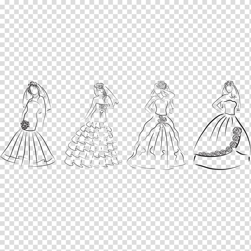 Wedding dress Clothing Designer, Wedding Dress transparent background PNG clipart