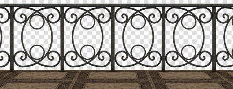 black steel frame, Balcony, Balcony transparent background PNG clipart