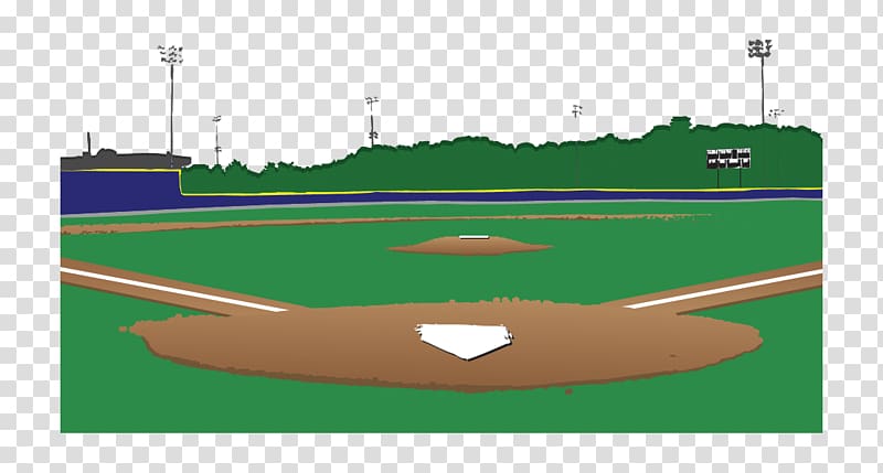 Baseball park Ball game Baseball field Recreation, Cartoon baseball field transparent background PNG clipart