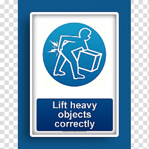 Occupational Safety and Health Administration Sign Hazard Personal protective equipment, manual handling transparent background PNG clipart