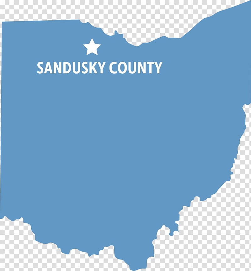 Topographic map Sandusky County, Ohio Plat Physische Karte, map transparent background PNG clipart