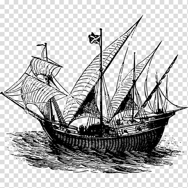14th century Sailing ship , Ship transparent background PNG clipart